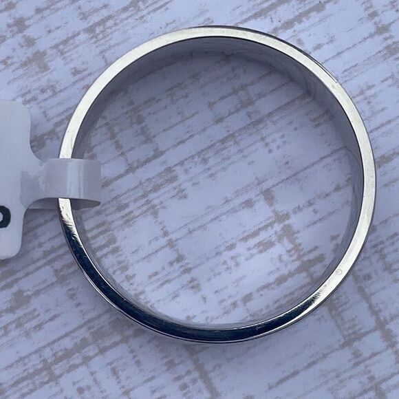 Men's Stainless Steel Ring Band Minimalist size 11 - Picture 3 of 5